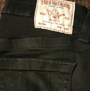 True Religion Halle super skinny high rise size 28 black jeans